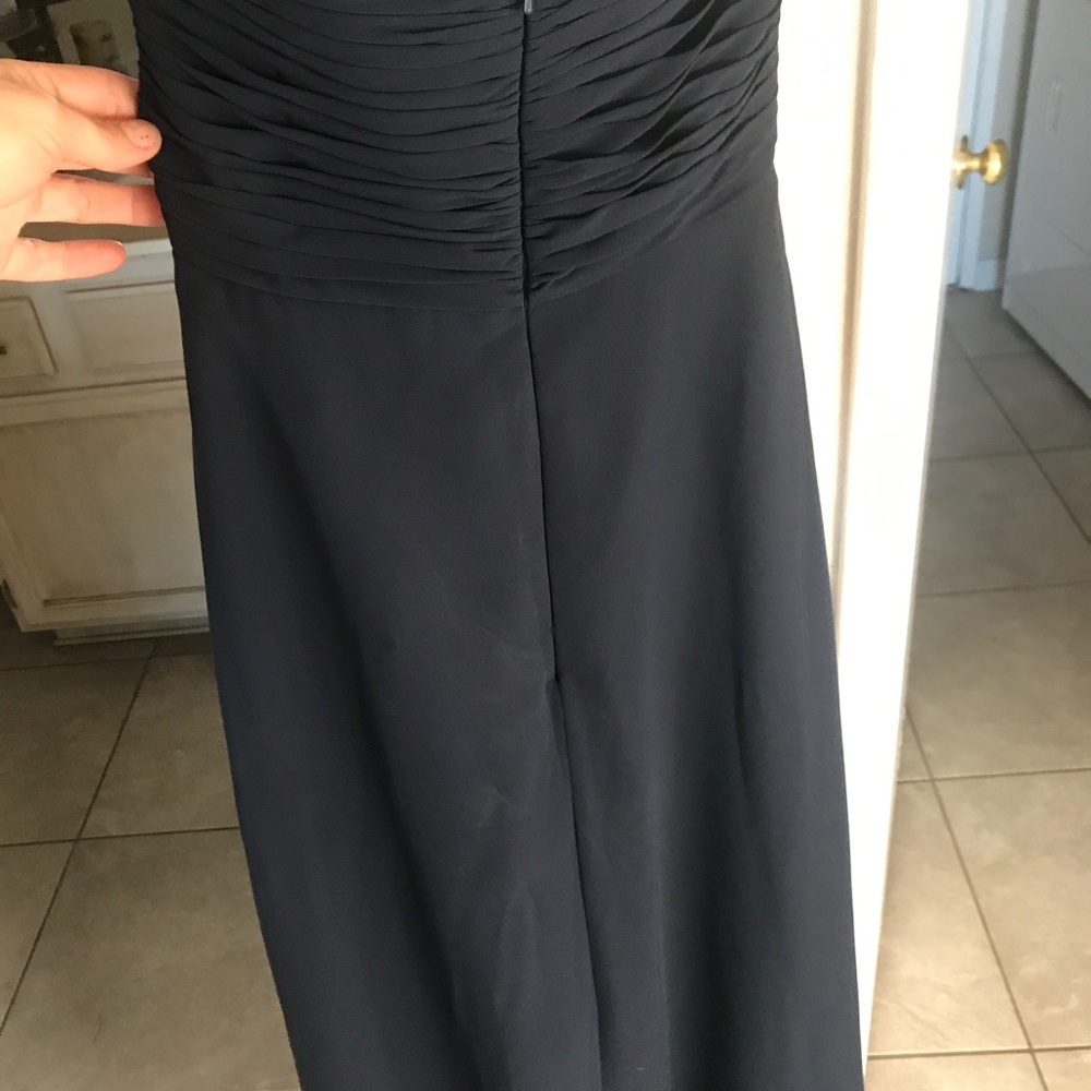 Bridesmaid dress in navy